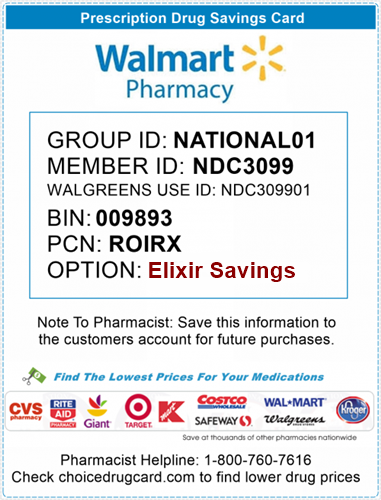 Walmart Pharmacy Discount Card